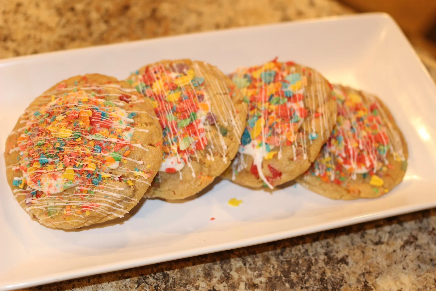 Fruity pebble cookies